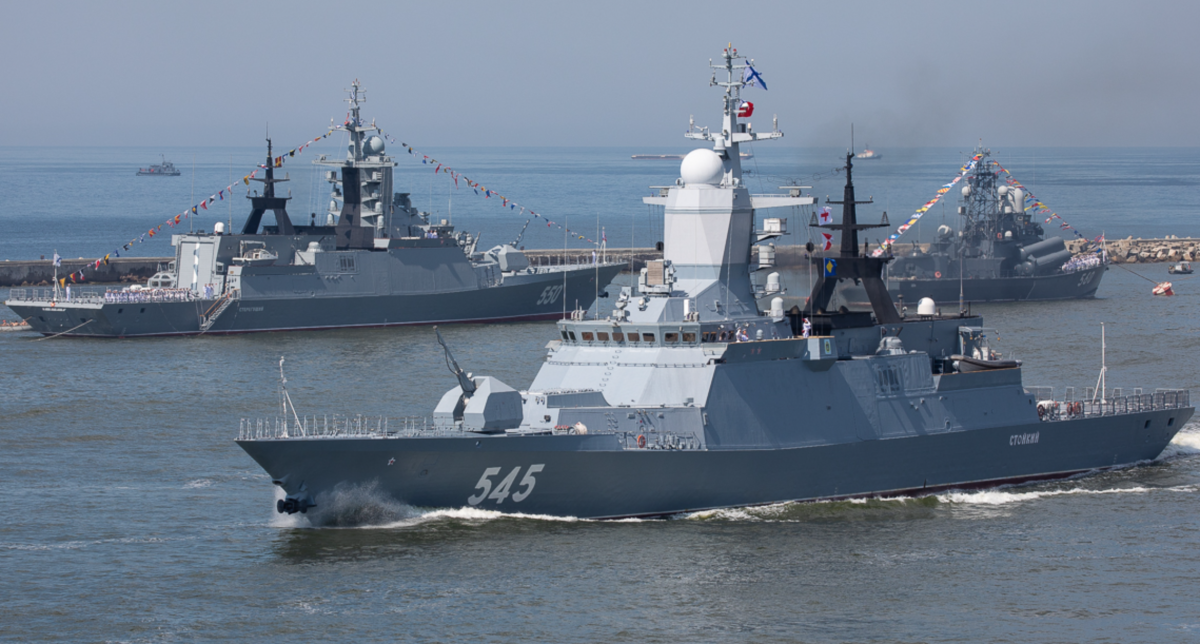 Russian Navy Baltic Fleet ships
