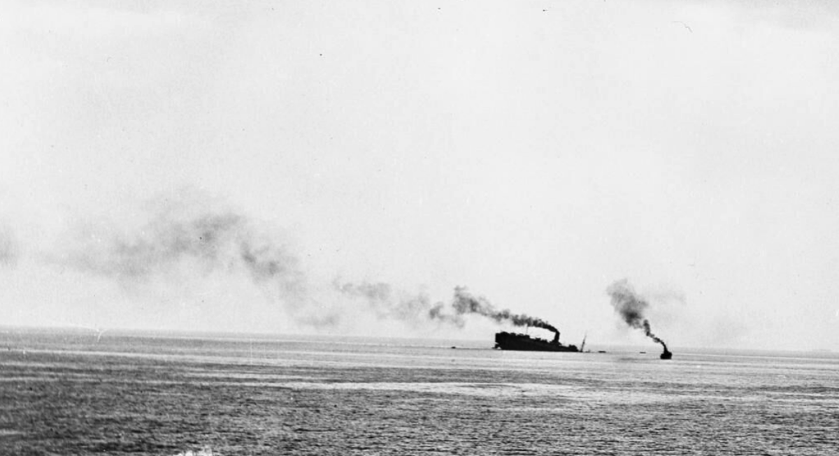 Lancastria sinking