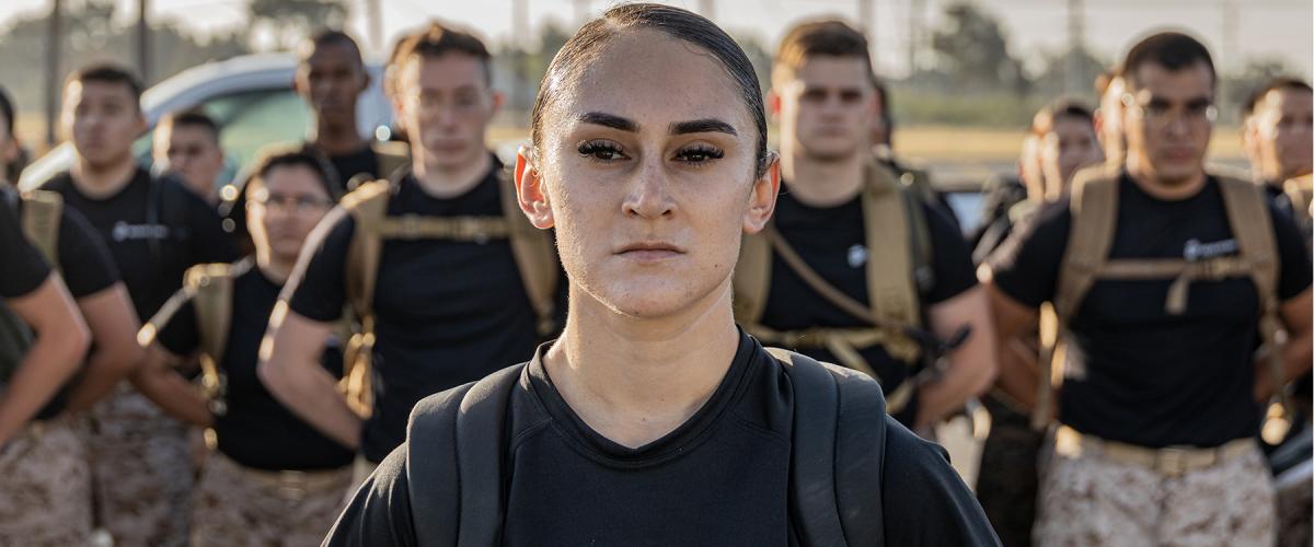 female marine