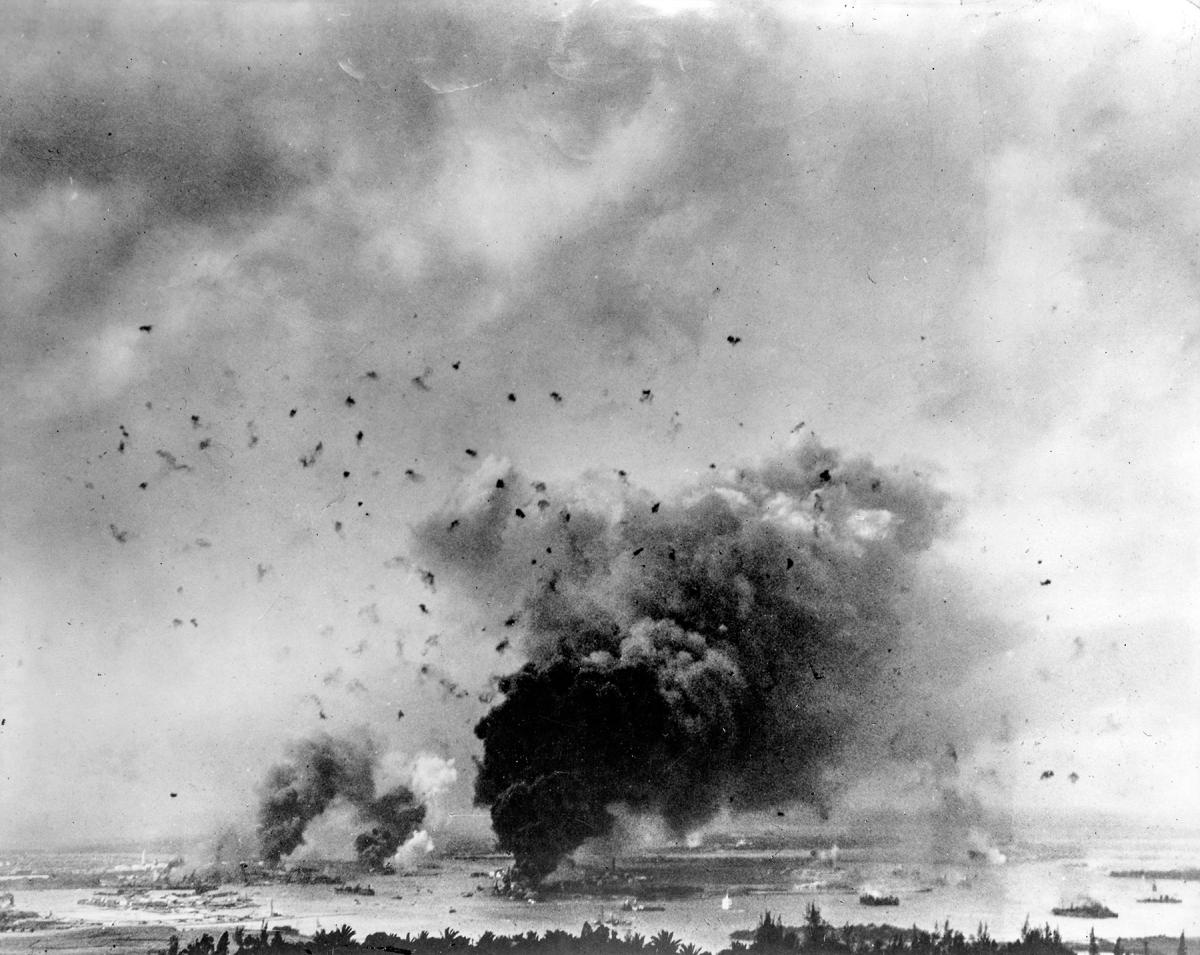 Flak over Pearl Harbor, 7 December 1941
