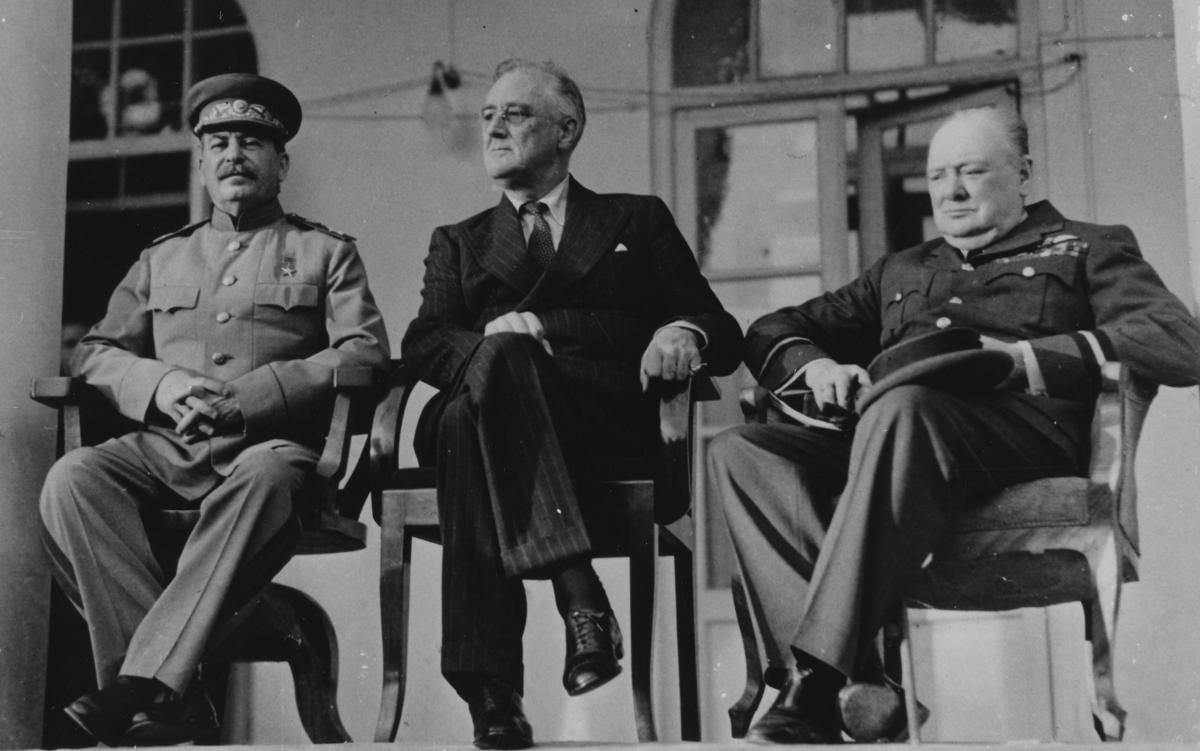 Stalin, Roosevelt, Churchill 1943