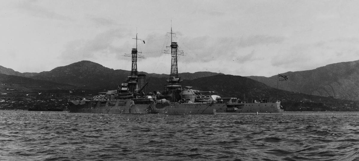 USS Nevada Queenstown Ireland 1918