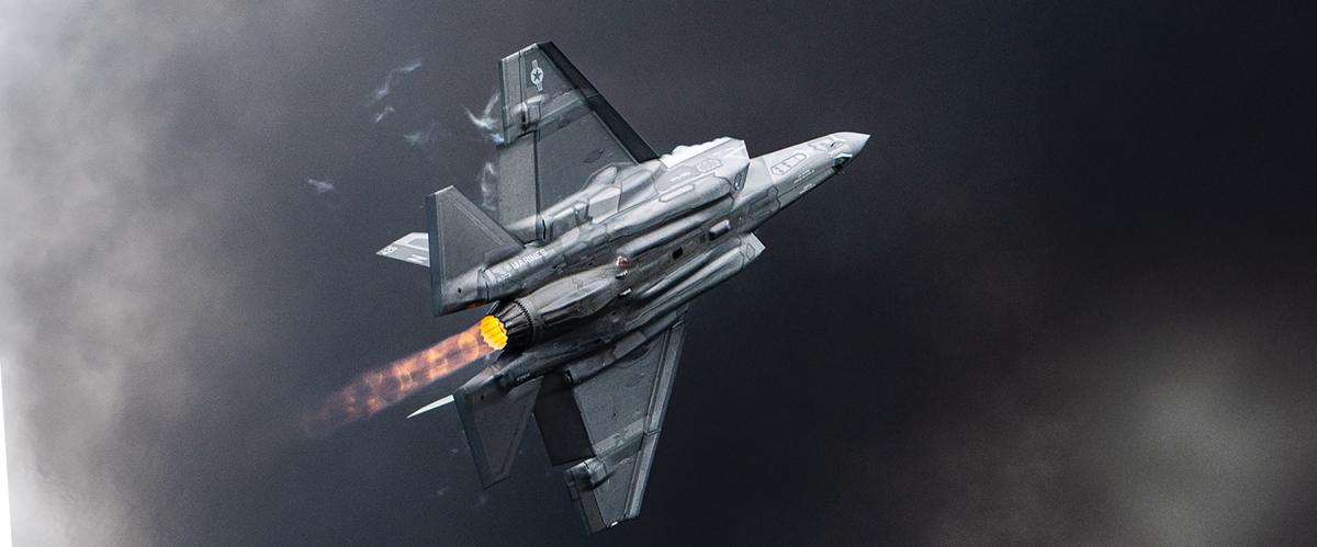 A Marine Corps F-35C during a flight demonstration at Naval Air Station Oceana in September. In July, Marine Fighter Attack Squadron 311, the service’s second F-35C squadron, reached initial operational capability.