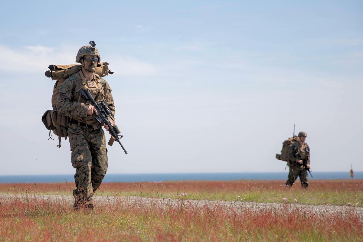 MARINES IN SWEDEN DURING BALTOPS 19. 