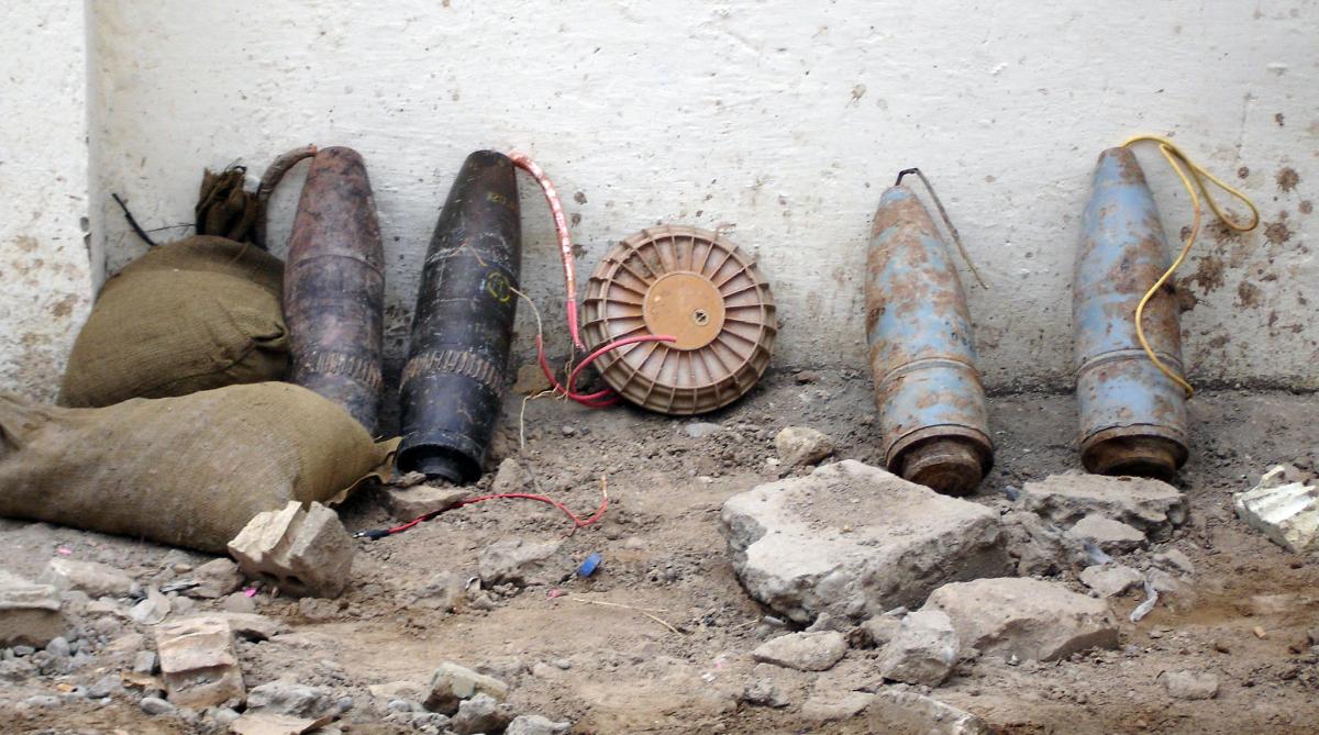 Improvised explosive devices found in Baghdad in 2005