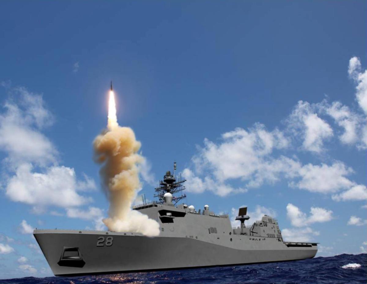 LPD Launching Standard Missile