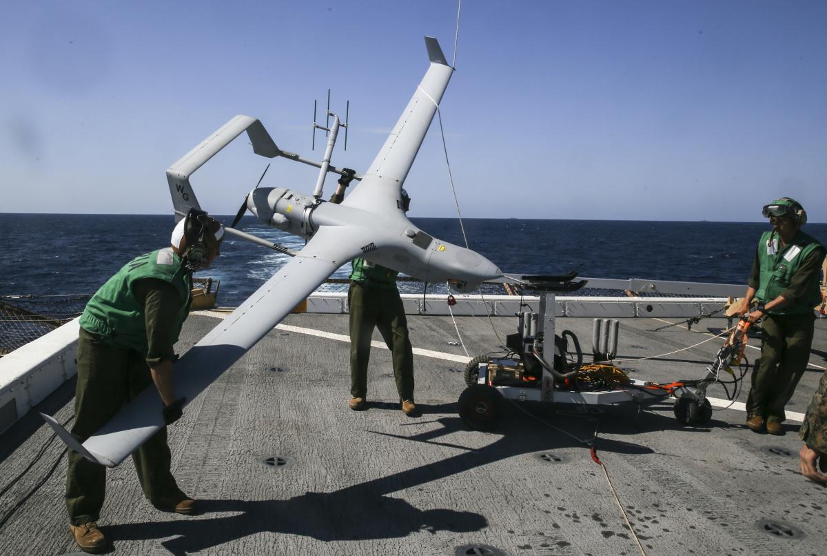 RQ-21A Blackjack intelligence surveillance reconnaissance craft