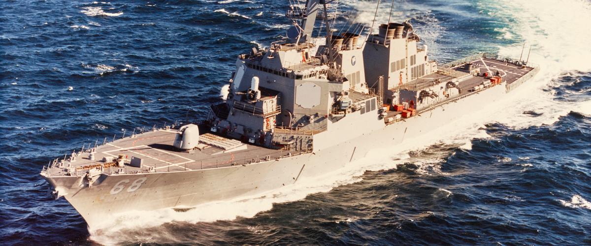 USS The Sullivans (DDG-68) underway.