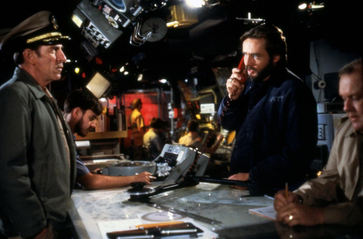A scene from the 1980 movie Raise the Titanic, on which the author was a technical consultant.