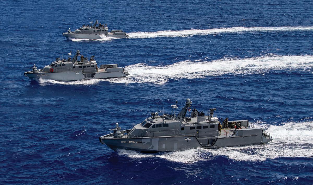 U.S. Navy Mark VI patrol boats