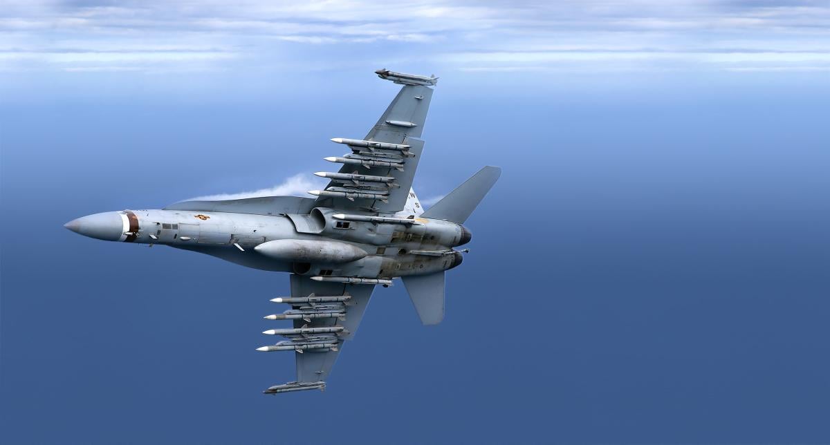 Navy and Marine aviators have been using the AIM-7 Sparrow and the AIM-120 advanced medium-range air-to-air missiles (AMRAAMs—as shown on the F/A-18C Hornet above) since their development in the 1980s. It is time for the Navy to develop a long-range missile that can compete with China.