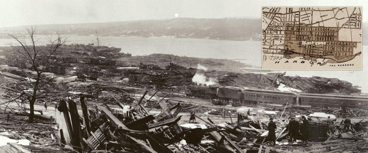 6 December 1917: The munitions ship Mont-Blanc exploded in Halifax Harbor following a collision with another ship. The blast vaporized the iron-hulled ship, flattened much of the city, and killed or gravely injured thousands. 