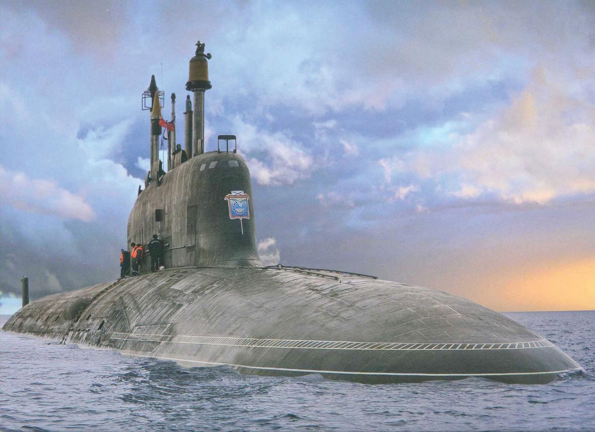  Russian Severodvinsk-class nuclear-powered multipurpose attack submarine