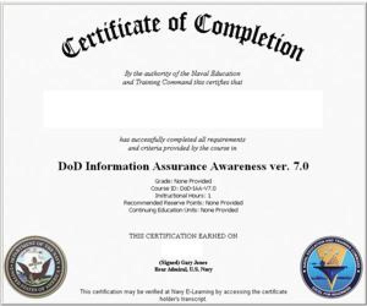 From the Deckplates Get Serious About Security Training Proceedings