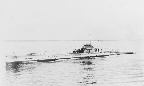 S-5, designated SS-110, underway in 1920.
