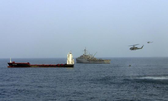 Naval forces seize the M/V Magellan Star from Somali pirates in 2010