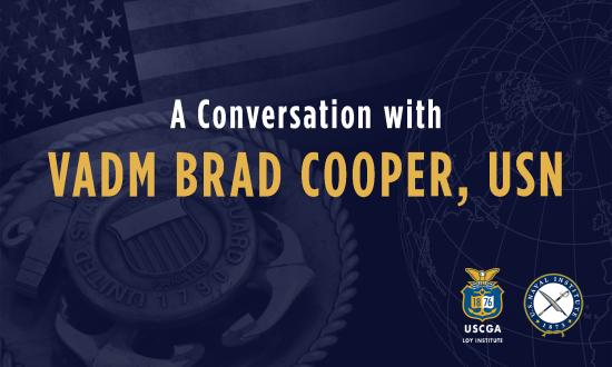 VADM Brad Cooper USCGA event