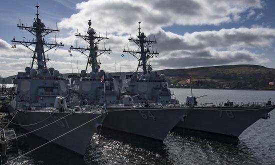 U.S. destroyers in Rota Spain