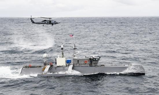 A Seahawk USV in the Pacific