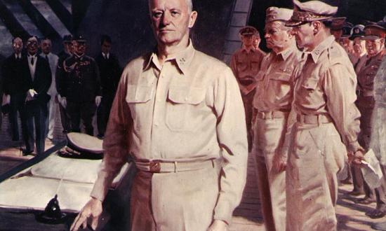 Nimitz Painting by Albert Murray