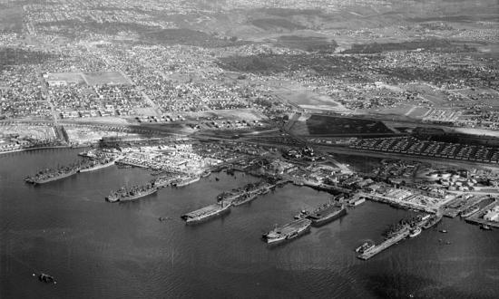 San Diego Naval Base 1945.