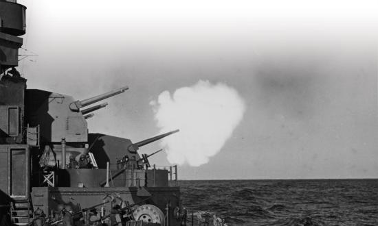 five inch gun