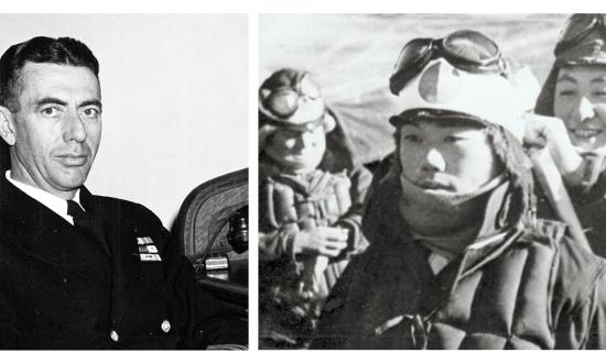 Captain Truman J. Hedding, kamikaze pilots