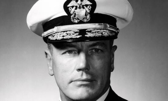 Head-and-shoulders portrait of Rear Admiral Herbert Spencer Matthews Jr.