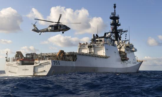 The USCGC Munro (WMSL-755) participates in Rim of the Pacific 2020. She and the other national security cutters must be prepared to patrol out-of-hemisphere contested waters alongside the Navy and Marine Corps.