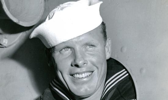 Portrait of Coast Guard Seaman First Class Howard R. Larsen