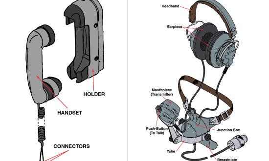 A sound-powered supplementary system handset.