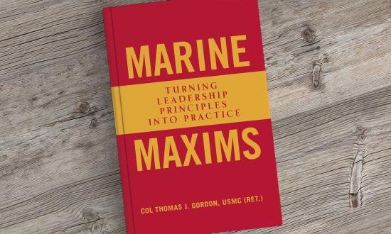 Book cover - Marine Maxims
