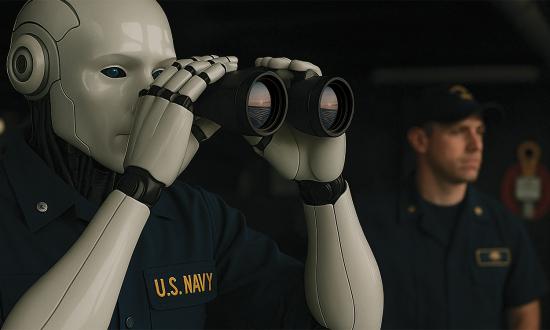 Even if cyborgs powered by artificial intelligence (AI) remain in the realm of science fiction, AI that assists commanders in the field and at sea is already beginning to arrive, and its capacity and reach will only grow.