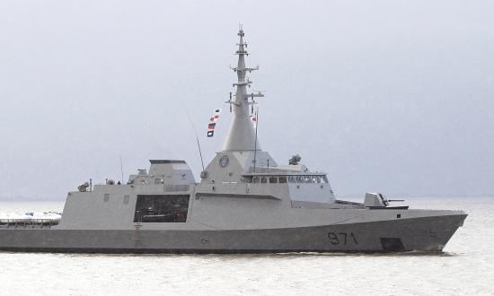 Egypt’s first Gowind 2500 corvette, the El Fateh.