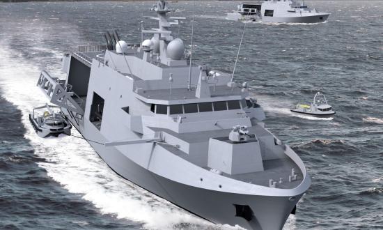 Computer rendering of the new MCM vessel ordered by Belgium and the Netherlands in 2019