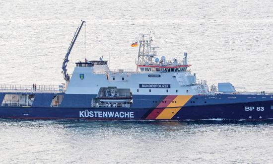 German Federal Police Patrol Ship