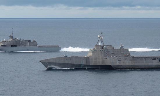 The USS Freedom (LCS-1) and Independence (LCS-2)