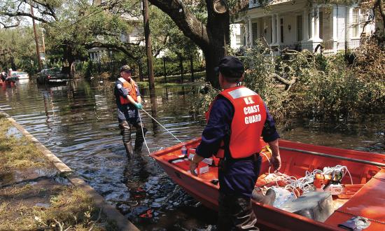 U.S. Coast Guard during Hurricane Katrina