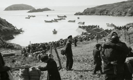 During its evacuation of the Dachens, the Seventh Fleet transited more than 25,000 Chinese Nationalists—along with weapons, ammo, and combat gear—to Formosa under the protection of 70 warships, including seven aircraft carriers.