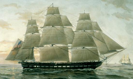 The American Frigate Chesapeake. NHHC