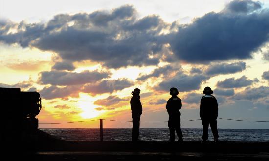 Sailors at sea