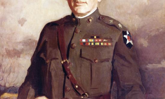 Nicknamed  “the greatest of all Leathernecks,” Major General John A. Lejeune commanded the U.S. Army’s 2nd Infantry Division during World War I. As Marine Corps Commandant, he envisioned the Corps as an institution that should represent the best values of American society. 
