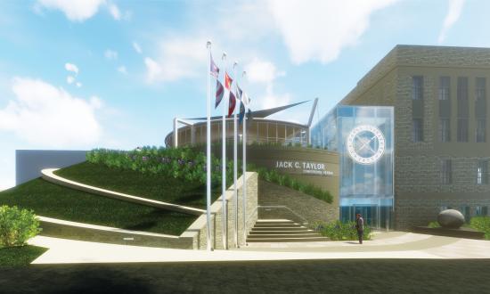 Computer rendering of the Jack C. Taylor Conference Center at the U.S. Naval Institute