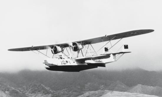 A P2Y-1 of Patrol Squadron 10F in flight, 1934.