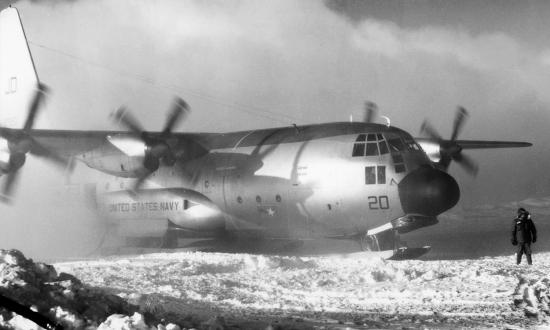 A C-130F Hercules (VX-6) 