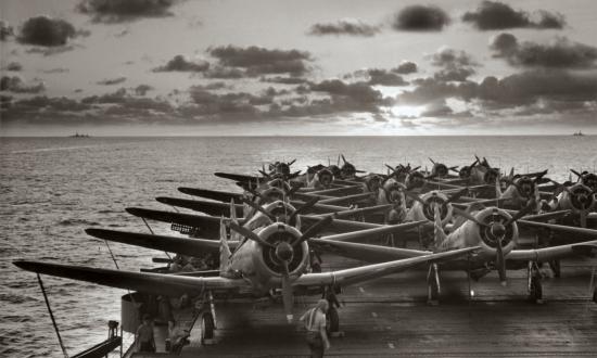 Carrier and aviation experimentation and innovations spearheaded by Admiral Joseph Reeves in the 1920s made possible the large, crowded carrier decks and dive-bombers  vital to U.S. success in World War II.