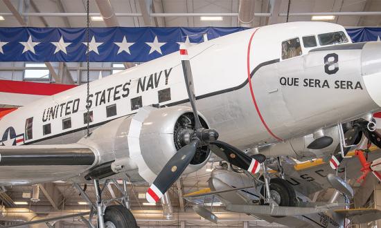 Que Será Será is on display at the National Naval Aviation Museum. While the basic fuselage is original, the outer wing panels and most likely the engines, cowlings, and cowl flaps are not.
