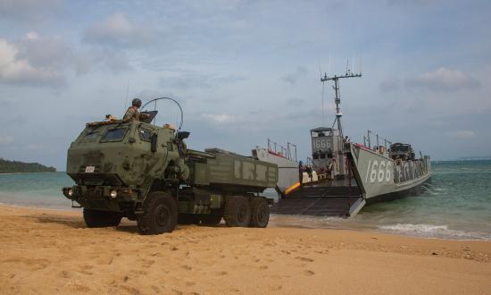 HiMARS units must be on a relatively large area of flat land to maneuver and launch weapons, which would make them more susceptible to enemy detection and negate the low-observability portion of the EABO concept.