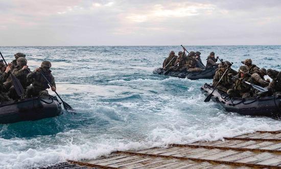 Marines assigned to the 31st Marine Expeditionary Unit