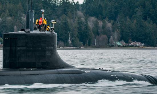 Seawolf-class attack submarine USS Connecticut (SSN-22)